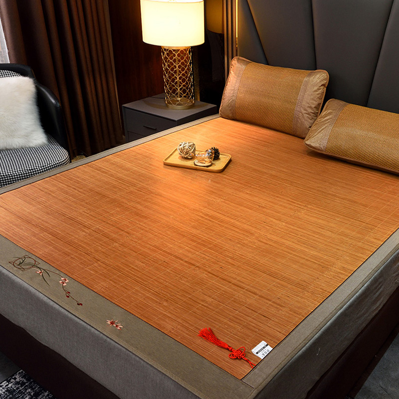 竹凉席子定做1.1不折叠1.8床直筒1.5夏天1m定制1.35竹席1.2米草席