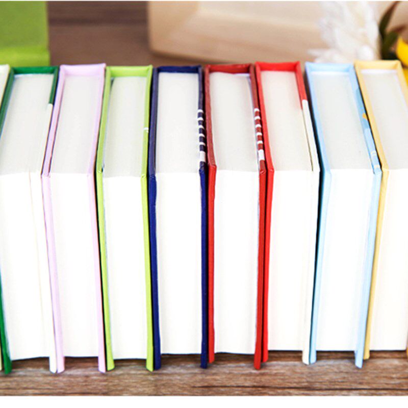 厚约200页空白纸 便签本可撕 硬壳正方形办公 小记事本随身留言本