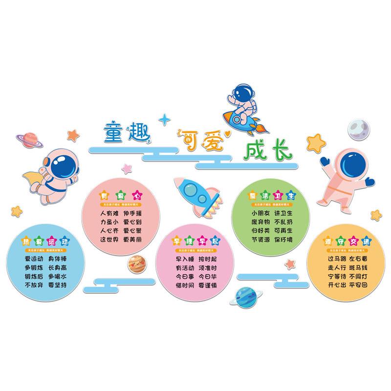 幼儿园环创材料主题墙成品用品开学布置神器楼道大厅走廊墙面装饰