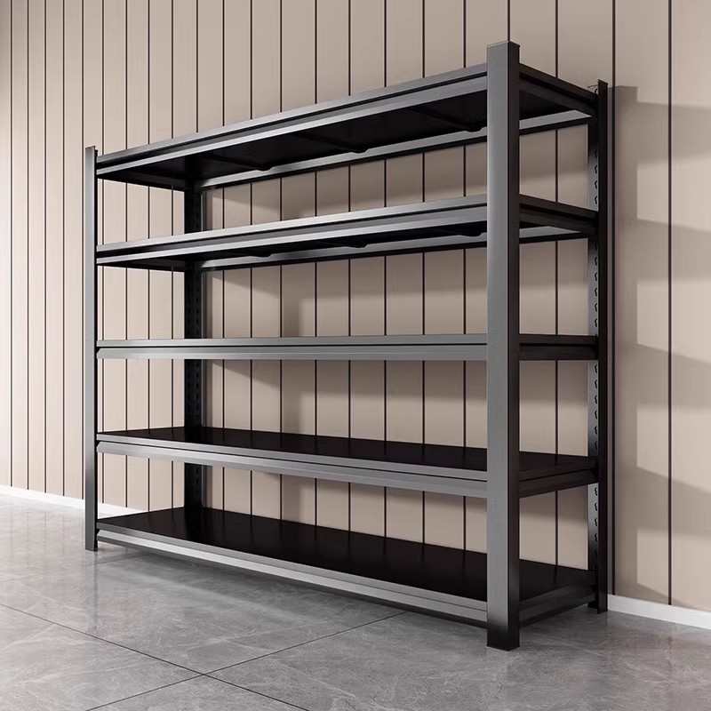 置储物货架钢制收纳展示架多层超市落地家用地下室物架阳台商用架