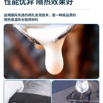 隔热棉B1级保温棉阳光房楼顶屋顶隔热膜铝箔P耐高温防火材料隔热