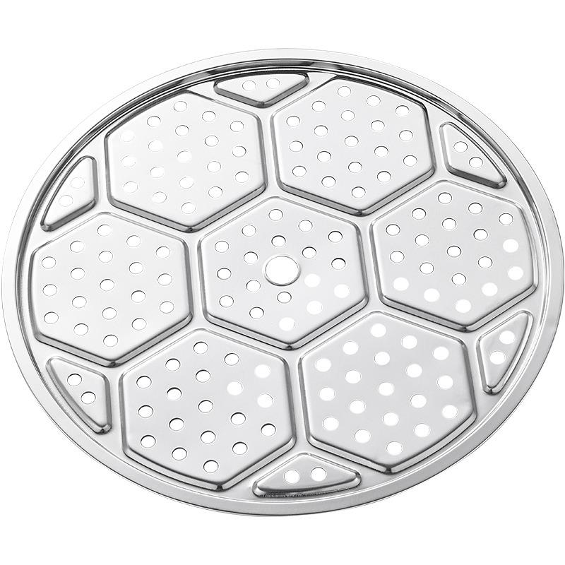 不锈钢蒸盘蒸屉隔水蒸架蒸笼片超大号蒸片宿舍锅隔层蒸格炒锅蒸篦