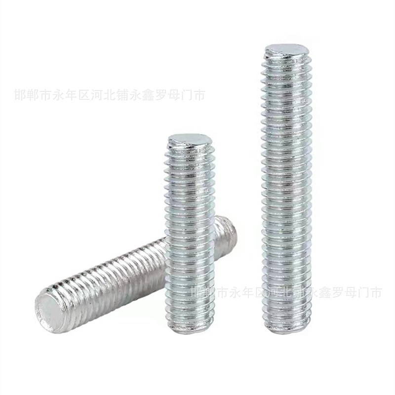 镀锌全牙牙棒通丝全螺纹短丝杠M5*30*50M6*20*30*50*6S0*80*90*10