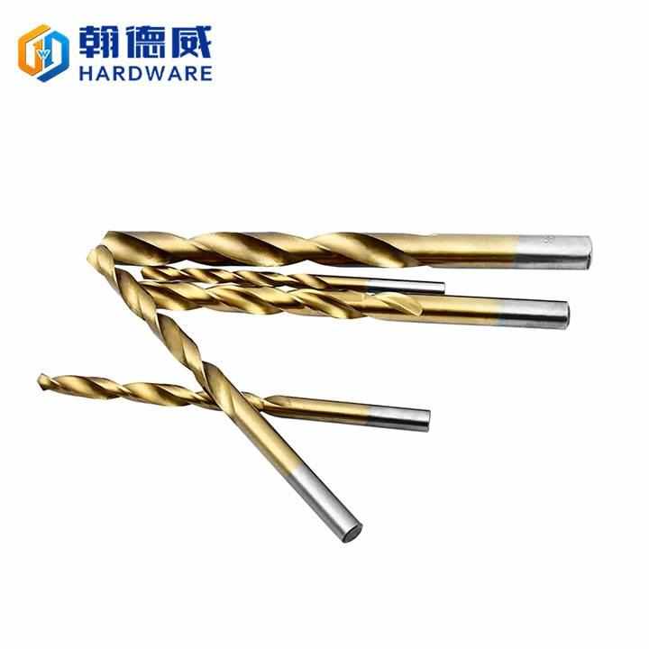 钻头-铁.木工转头钛高速钢钻头钻5m打孔镀Im1手电直柄12麻花薄铝
