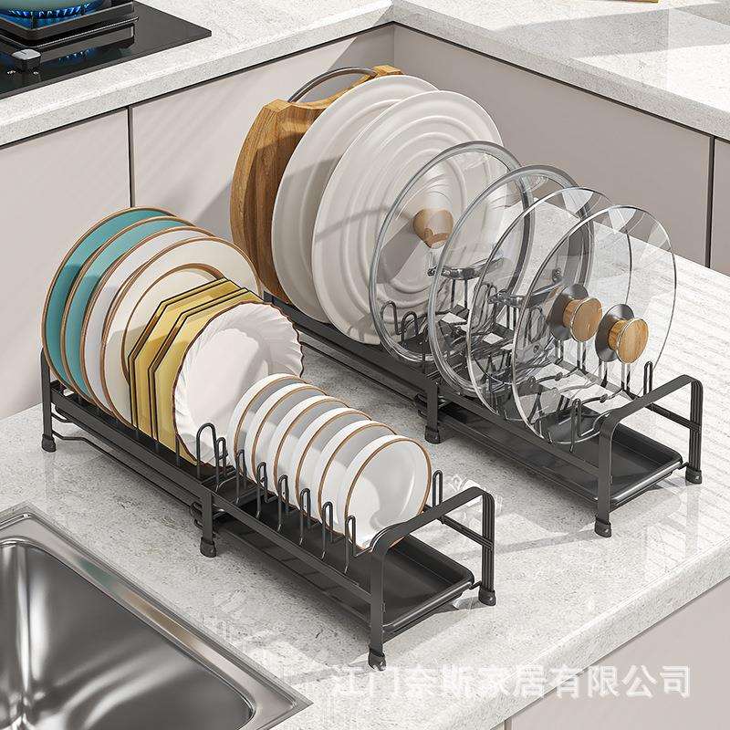 厨房碗碟架水槽置物架单层水盘台面碗盘收纳架洗碗架水池边沥水架