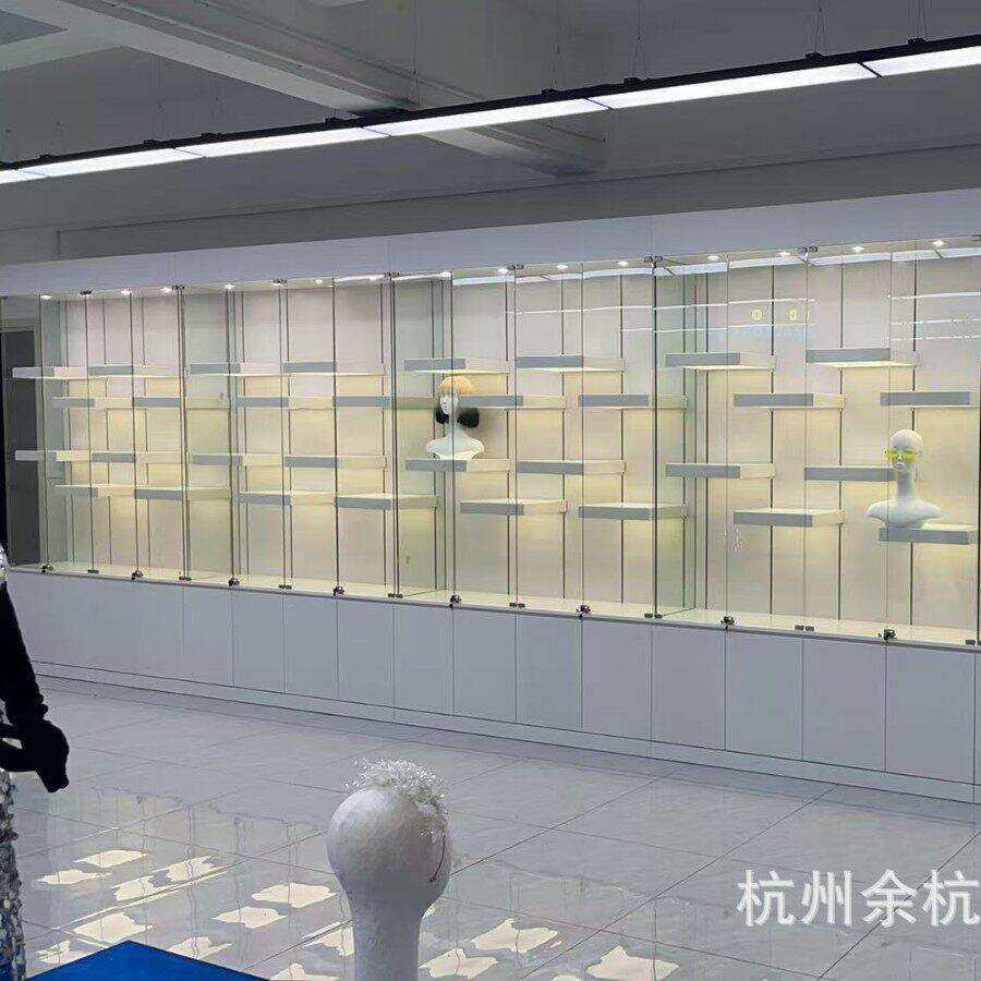 杭州展柜厂杭州玻璃展柜生产制作杭州各种店铺设计装修展示柜制作