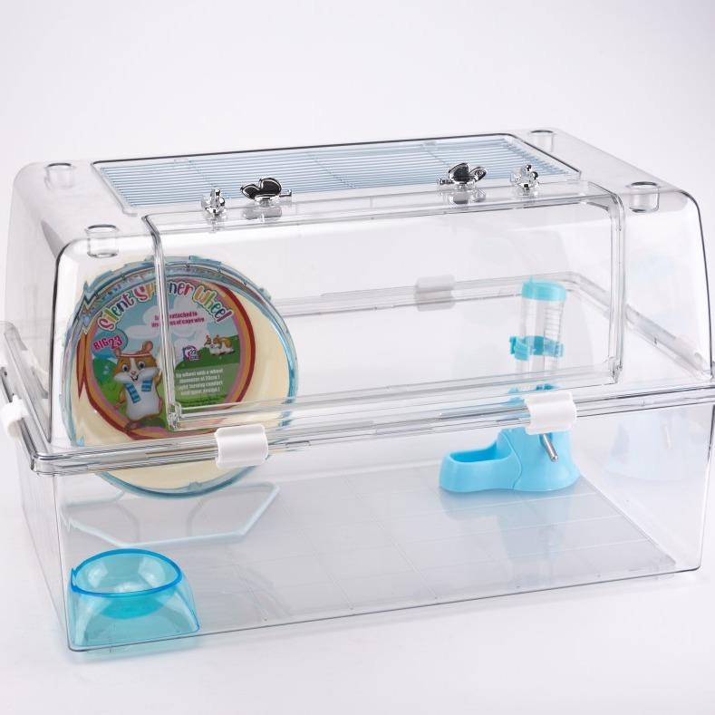 宠物笼子仓鼠笼62cm透明笼百搭经典款透明笼子观赏笼厂家