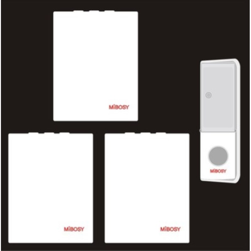 七彩闪光门铃无线家用一拖一拖二呼叫器老人N病人聋哑人门铃强震