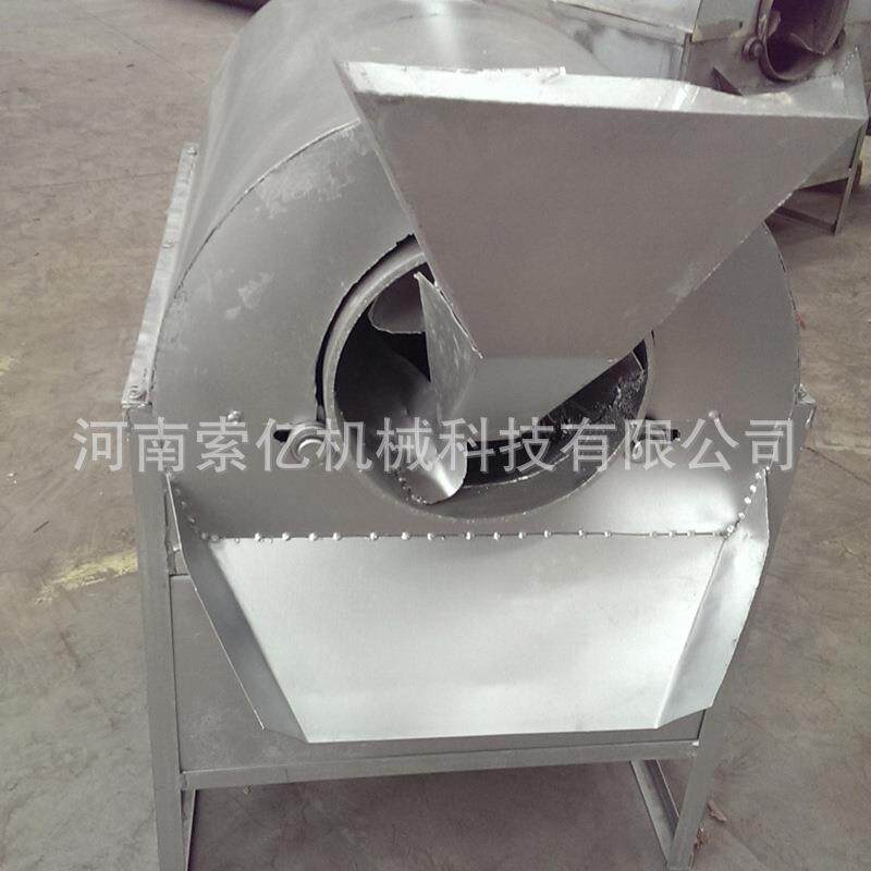 供应电加热板栗炒锅机 芝麻花生炒货机 干果店不锈钢滚筒炒料机