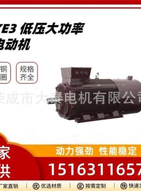 威海电机厂家直供YE3大功率2极355kw马达三相异步电动机