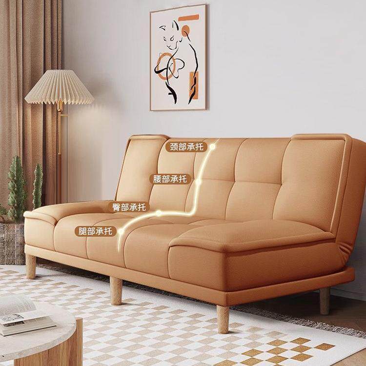 猫抓皮多功能折叠沙发床两用小户型沙发简约客厅公寓双人布艺沙发