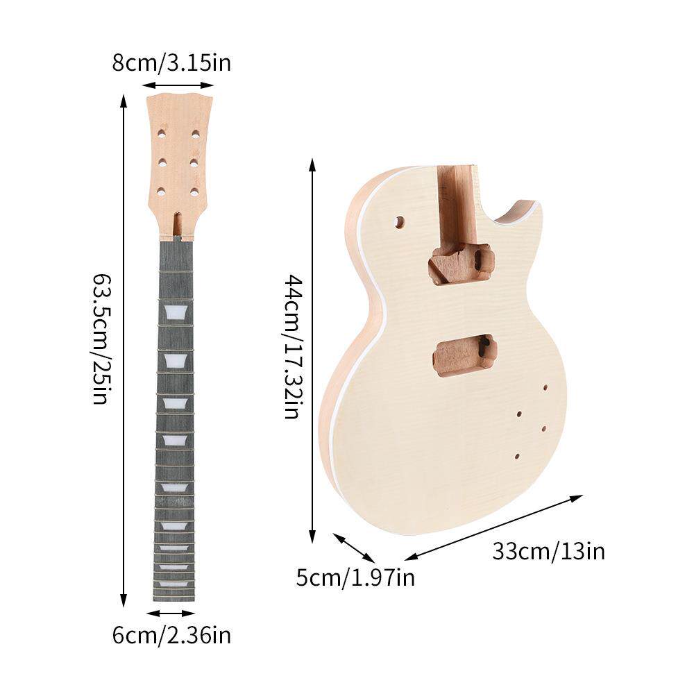 跨境电吉他半成品LP型电吉他箱体-I3245吉他半成品可组装套件