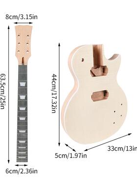 跨境电吉他半成品LP型电吉他箱体-I3245吉他半成品可组装套件