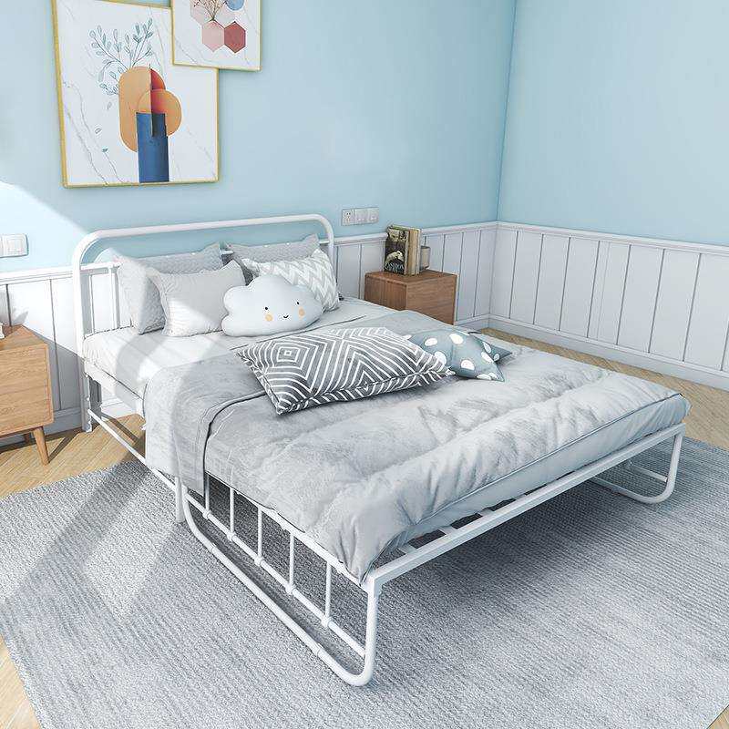 铁艺折叠床多功能沙发床坐卧两用小户型出租屋铁艺沙发简约铁床