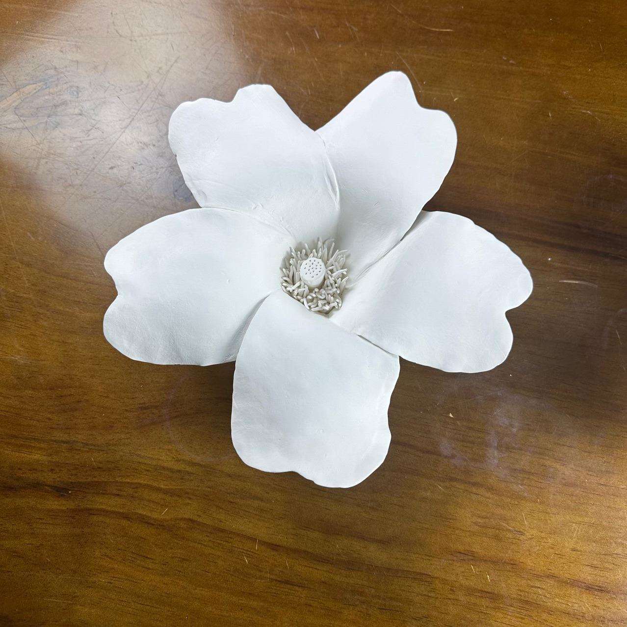 AB HOUSE美式法式出口复古简奢陶瓷立体花朵墙饰组合壁挂背景玄关