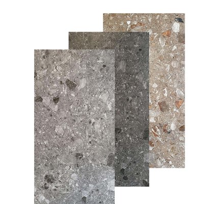 水磨石地板砖900x1800客厅商场服装店细干粒面哑光防滑瓷砖岩板胚