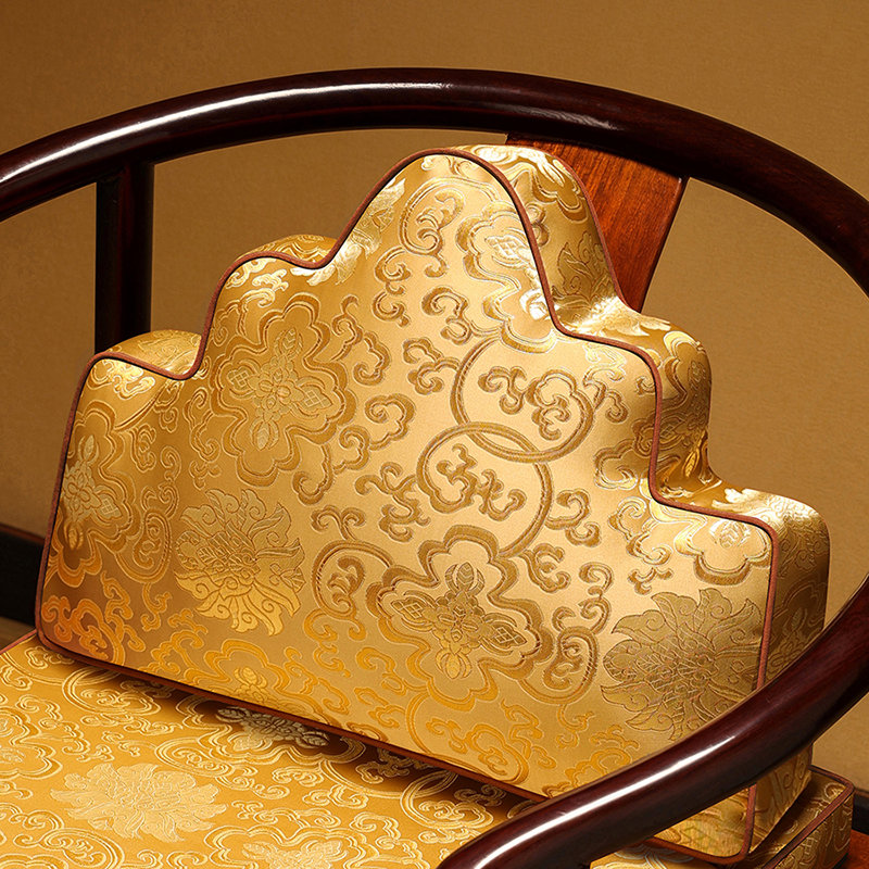 中式客厅沙发靠枕床头软包大靠背垫椅子云朵靠垫枕座椅护腰枕抱枕