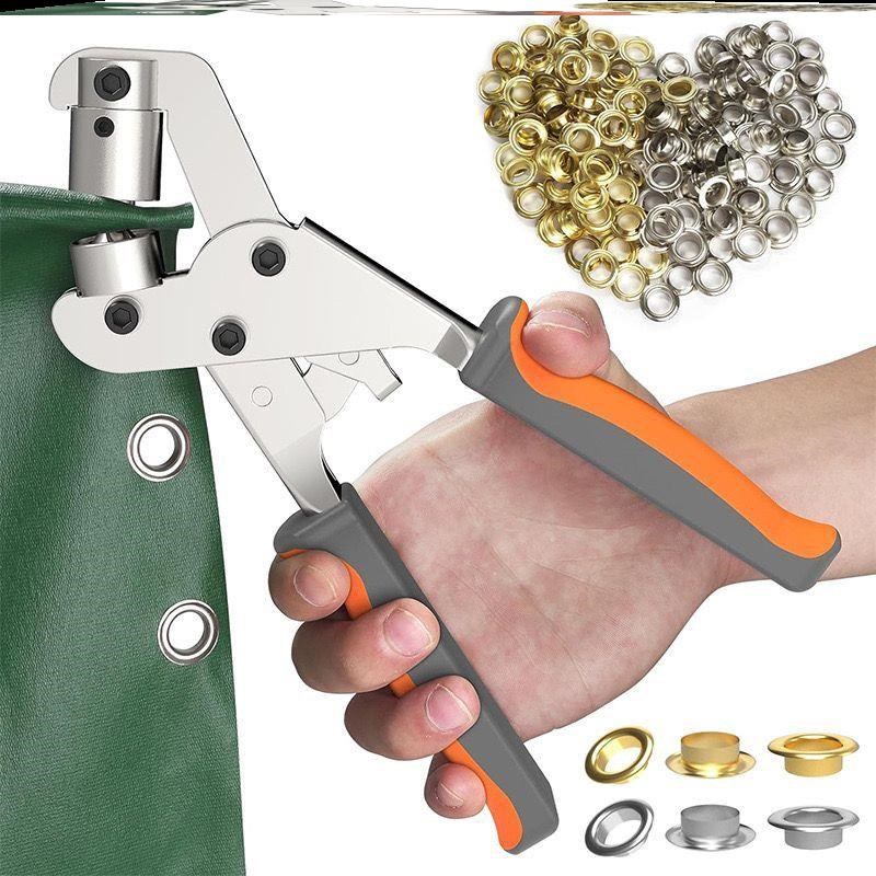 多功能打孔上扣一体篷布海报鸡眼钳喷绘布气眼钳便携式打扣器