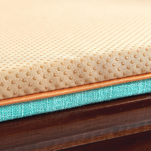 椅子坐垫50X40cm可拆洗亚麻中式j加厚坐垫圈椅垫红实木餐椅垫定做