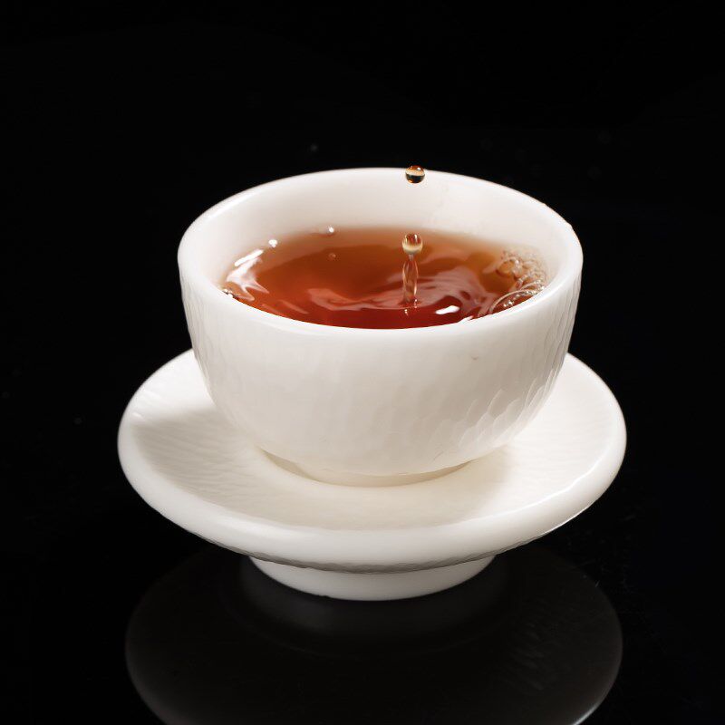 墨修缘德化陈清宜羊脂p玉白瓷暖玉主人茶杯手工品茗杯陶瓷茶器礼