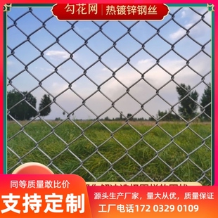 热镀锌铁丝网围栏养鸡狗牛羊网养殖网勾花网钢丝网防锈户外防护网