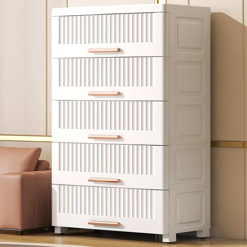 抽屉式收纳柜客厅卧室置物柜多层家用简易日式床头储物柜子五斗柜