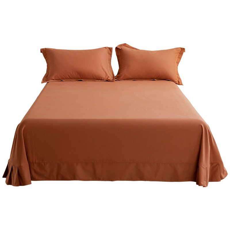 纯棉磨毛大床单单件100全棉加厚榻榻米大尺寸被单加大睡单子冬季