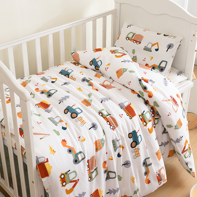 a类双层纱儿童被套120x150cm纱布纯棉被罩1H60x210夏天180x200定