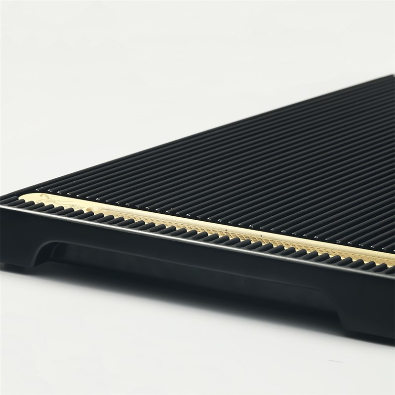 客厅家用纯电木茶盘无边界大v号长方形家用排水O2023新款简约茶台