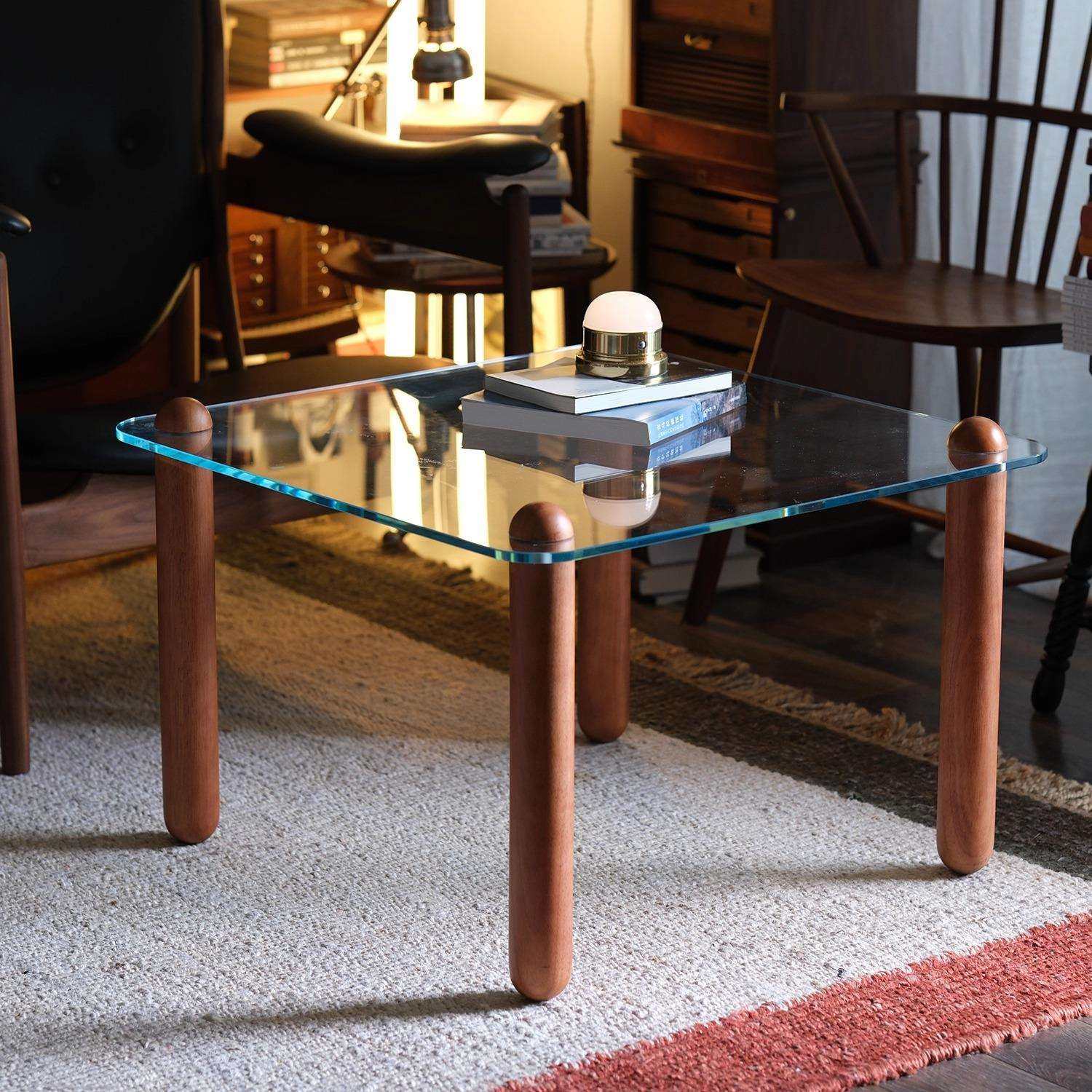 设计师实木腿大象茶几超白玻璃客厅方形小户型茶几,鲜花速递/花卉仿真/绿植园艺,割草机/草坪机,淘宝优惠券,粉丝福利购,淘宝优惠卷