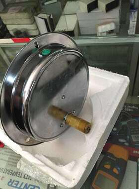 阳泉精密耐震真空压力表YBN150ZT 轴向带边150MM精密压力表 0.25