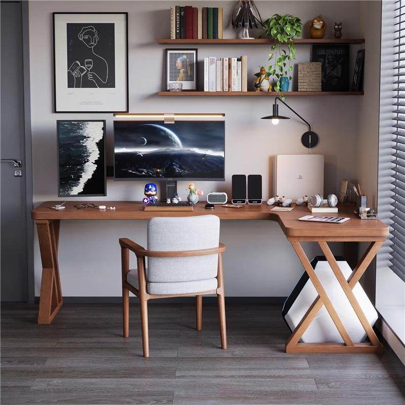 实木转角电脑桌拐角l型书桌书架一体电竞桌双人家用小户型办公桌,鲜花速递/花卉仿真/绿植园艺,割草机/草坪机,淘宝优惠券,粉丝福利购,淘宝优惠卷