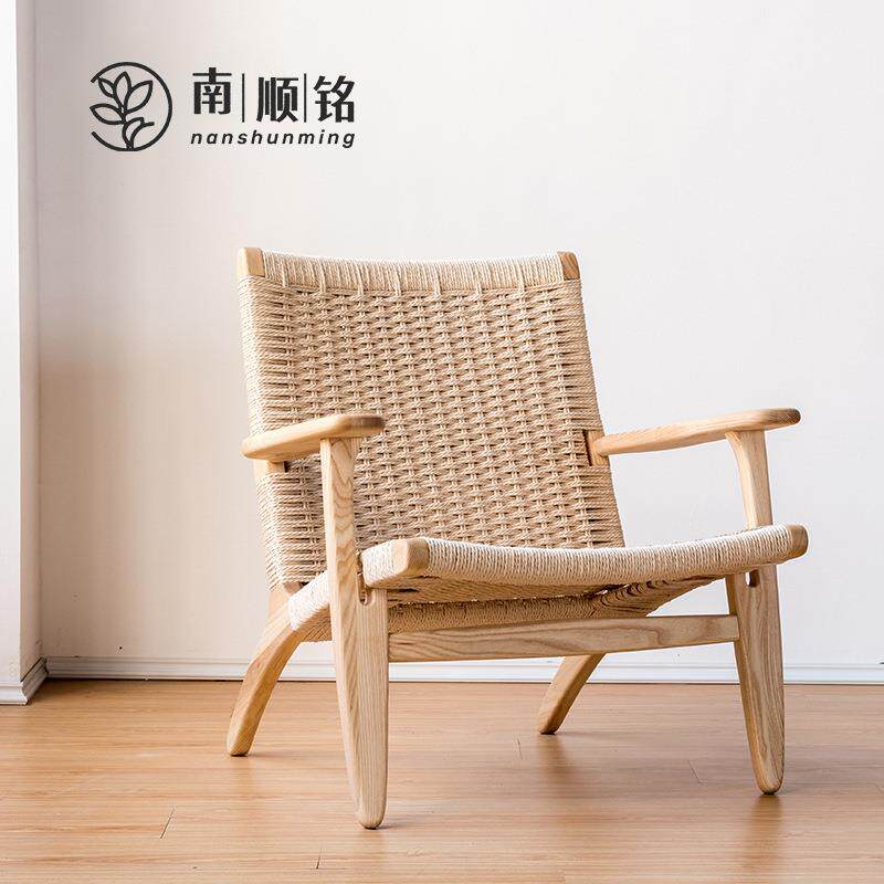 沙发休闲设计椅子阳台藤编北欧躺椅庭院看书设计师椅子休闲椅单人