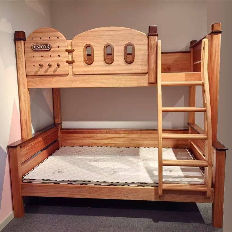 红檀木子母床双层床实木高低床儿童多功能上下床母子床美式上下铺,住宅家具,高低/子母床,淘宝优惠券,粉丝福利购,淘宝优惠卷