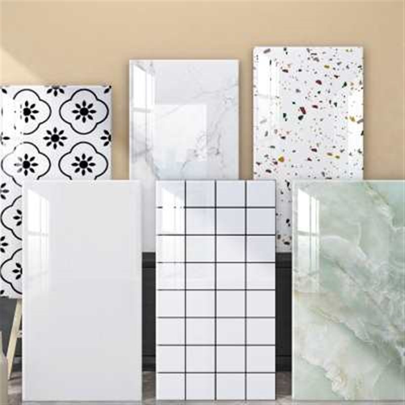 墙板大理石瓷砖贴纸翻新墙面装饰遮丑pvc防水防潮铝塑板自粘墙贴