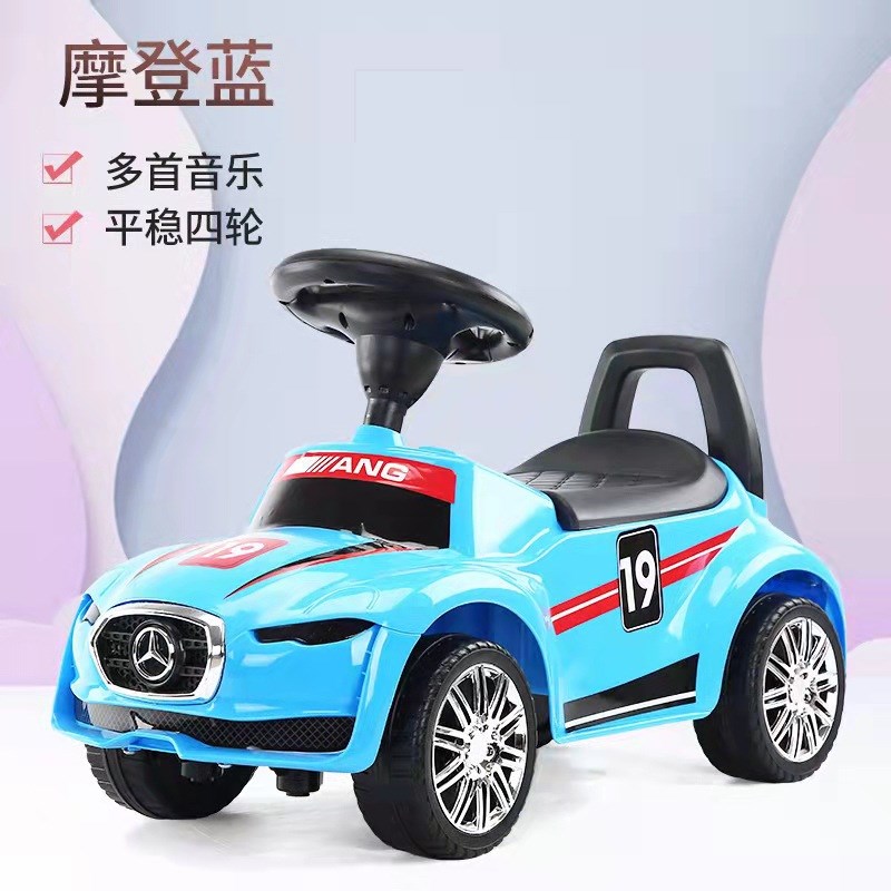 儿童滑行扭扭车四轮手推滑步平衡溜溜车可坐1-3 岁宝宝玩具学步车