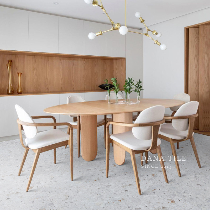 戴纳质感水磨石瓷砖600x1200厨房化妆室壁砖阳台客厅防滑地砖素色