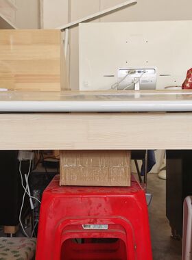 定制桌底抽屉抽拉滑板滑轨办公桌延伸加长工作台面键盘架安装吊装