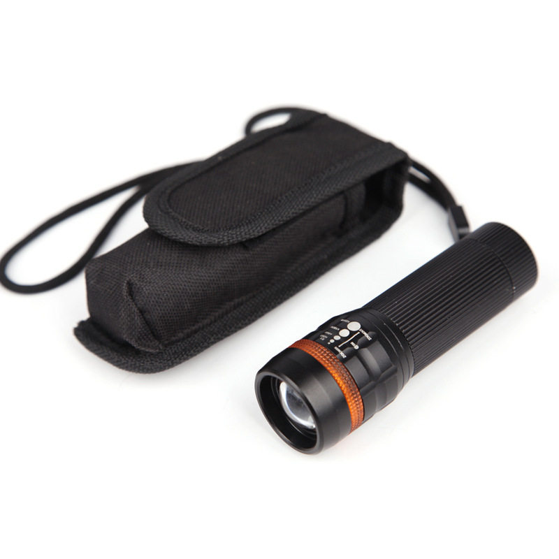 纯进口可换电池的18650手电筒5号锂电爆亮便携led小型迷你款家用图片