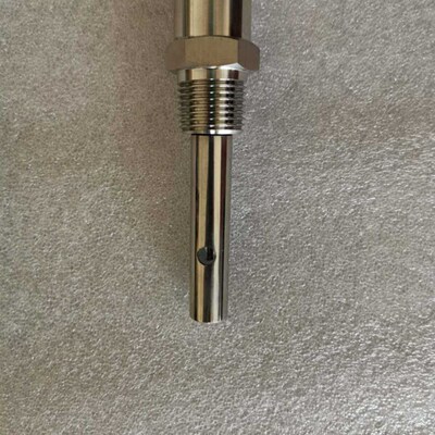 pH计流通池电导率电极工业在线全不锈钢电导率传感器温补电极护套