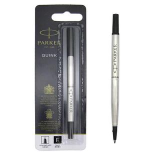 原装正品 PARKER派克笔芯 宝珠笔笔芯通用签字笔芯纯黑0.5 0.7mm