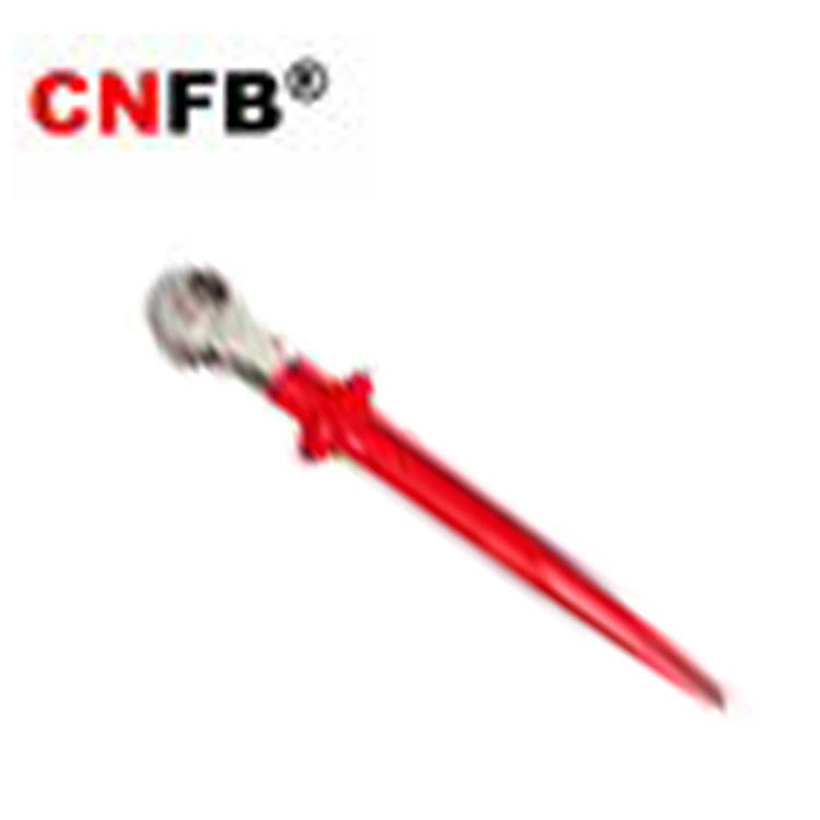 （桥防）天津桥防CNFB 绝缘浸塑双面撬棒棘轮扳手 T87406