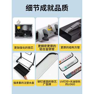 雨伞架定 制logo商用带锁银行酒店大堂入户门口铁艺进门便民收纳