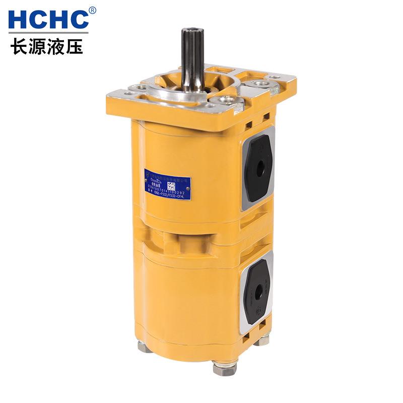 hchc长源液压齿轮油泵 双联泵CBQL系列 合肥长源液压双联液压泵