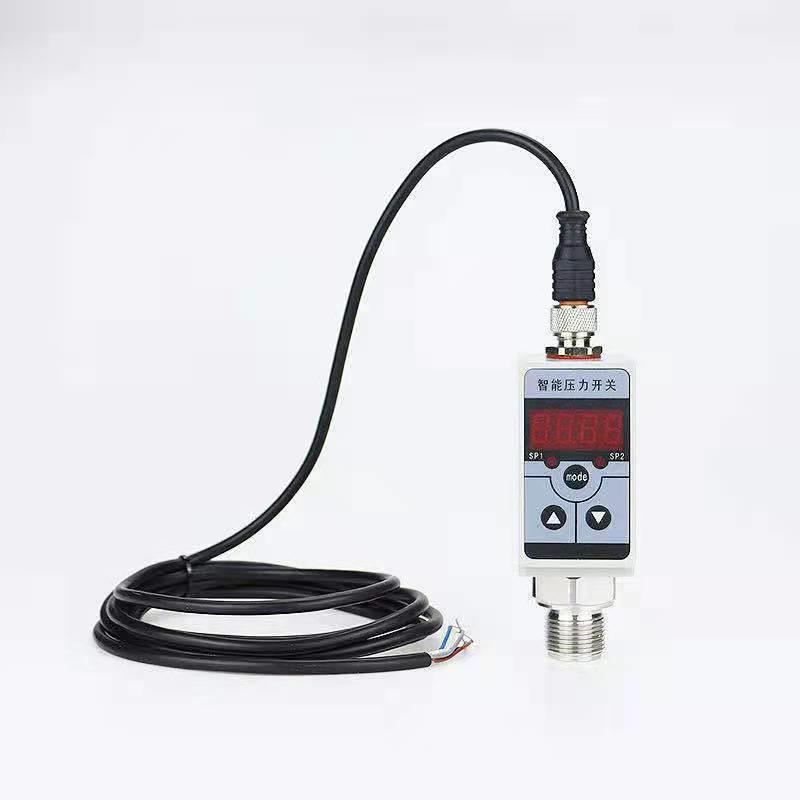 PNP智能压力开关水压液压气压油压电子数显自动控制器0-100Mpa