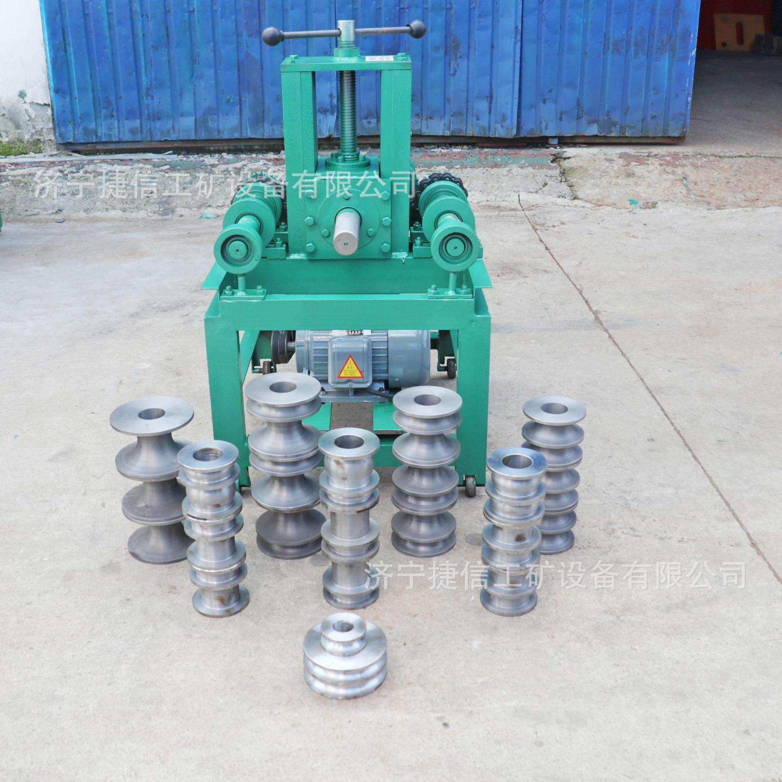 小型电动盘圆机38平台弯弧机金属圆管方管折弯机76电动重型弯管机