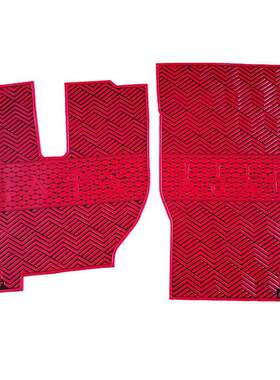 大货车乳胶脚垫解放天龙豪沃专车专用平铺易清洗耐磨防滑脚踏垫