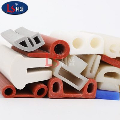 供应T型异形硅胶密封条 耐温防尘密封硅胶e字条蒸箱密封条