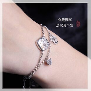 手链】【囍福球开香薰香囊戴镂空 香丸扩无 打球球佩随身银火香可