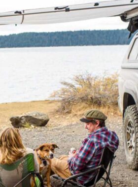 边户外天幕车专业自驾游帐MA帐篷防雨遮阳露营AKY棚I边侧车载汽车